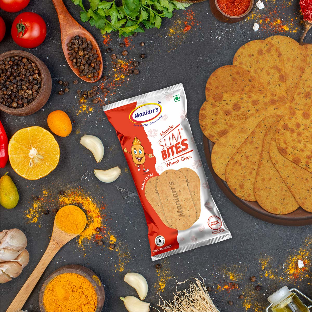 Maniarr's Masala MINI - SLIM BITES (60Gm) Maniarr's Masala MINI - SLIM BITES (60Gm)